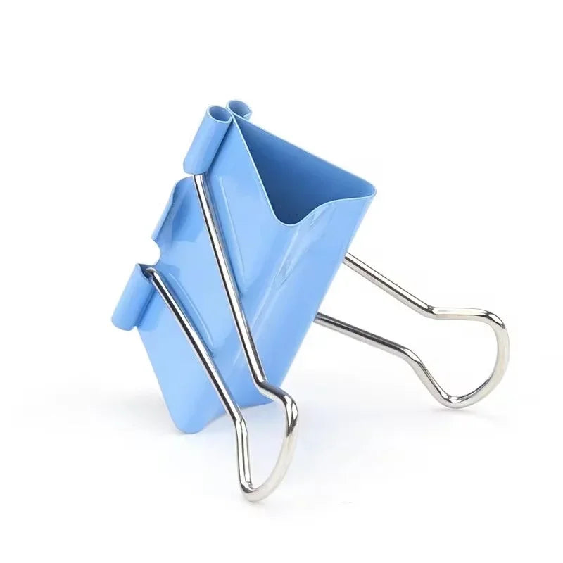 10Pcs Metal Paper Clip 15/19/25/32mm Color Paper Clip, Used for Books Stationery School Office Supplies office accessories